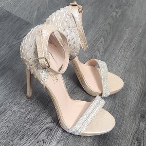 Elegant Gold and Silver Women's Heels